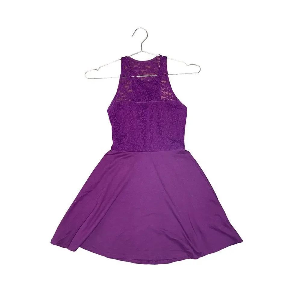 Hollister Maroon Halter Dress